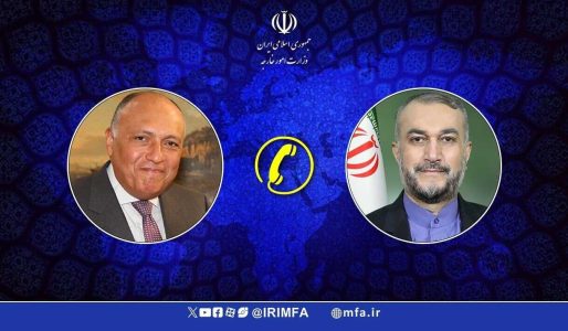 رایزنی وزیران خارجه ایران و مصر درمورد راه های توسعه روابط دو کشور