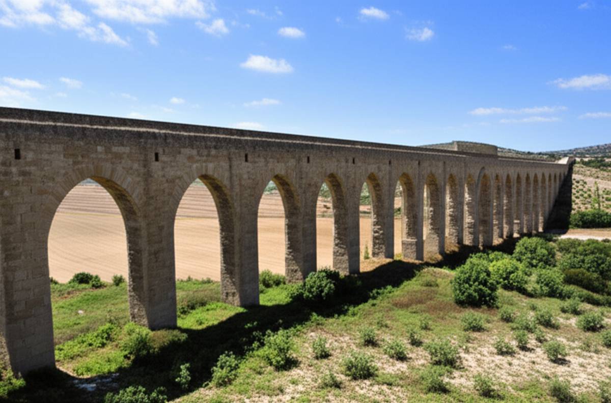 گردشگری آبراه کامارس Kamares Aqueduct در لارناکا