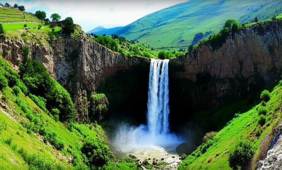 گردشگری آبشار احمد آوه