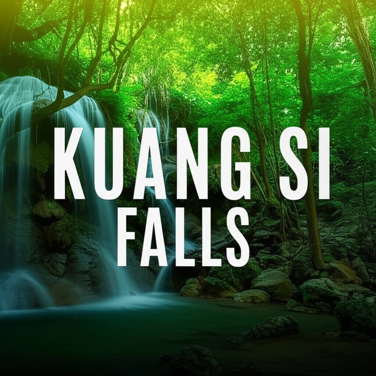 آبشار کوانگ سی لائوس Kuang Si Falls