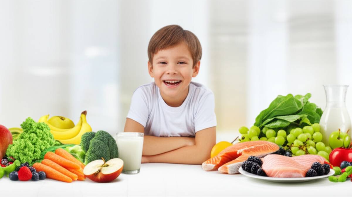 رژیم غذایی متعادل برای افزایش وزن کودک