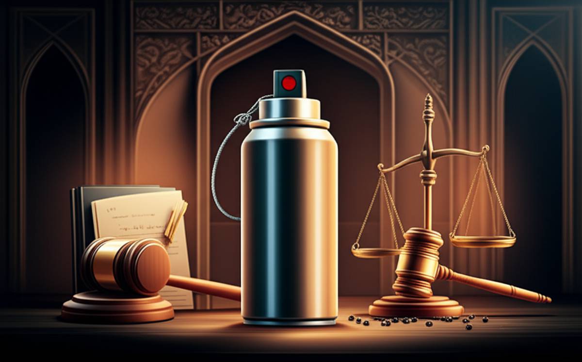 مجازات حمل اسپری فلفل در ایران چیست؟ (قوانین و احکام کامل)