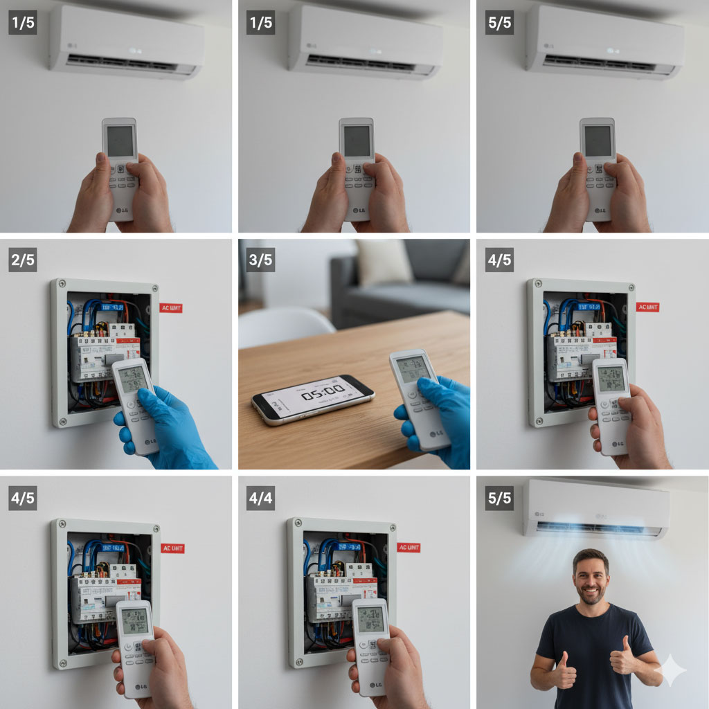 مراحل گام به گام ریست با جزئیات