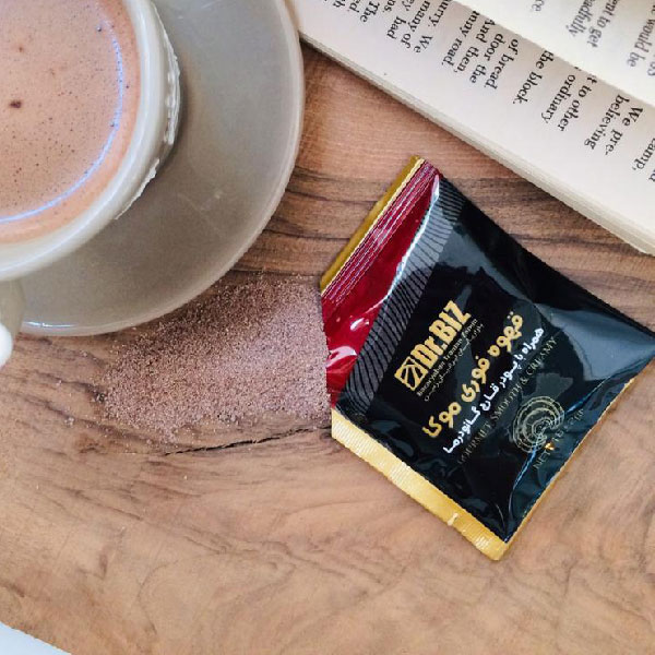 پودر مخلوط قهوه فوری ۳در۱ حاوی عصاره قارچ گانودرما و پودر شکلات