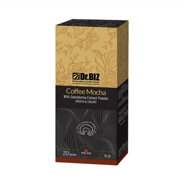 سلامتی | گانودرما پودر مخلوط قهوه فوری ۳در۱ حاوی عصاره قارچ گانودرما و پودر شکلات