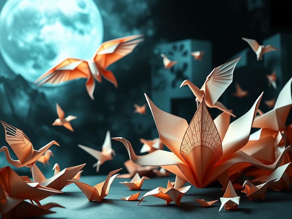 خلاصه کتاب دنیای مرموز اوریگامی - برزین جعفرتاش